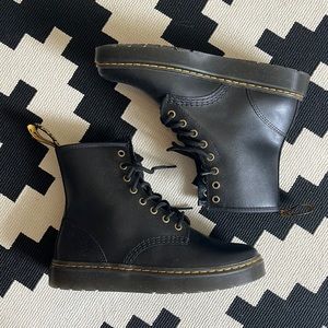 Doc Marten’s Black Lace-Up Boots